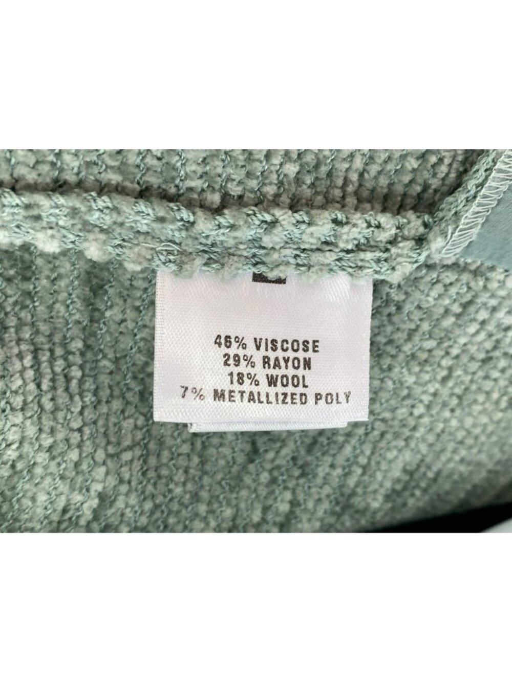 St John Sport Pastel Green Full Zip Cardigan Seafoam Size L - Picture 7 of 11